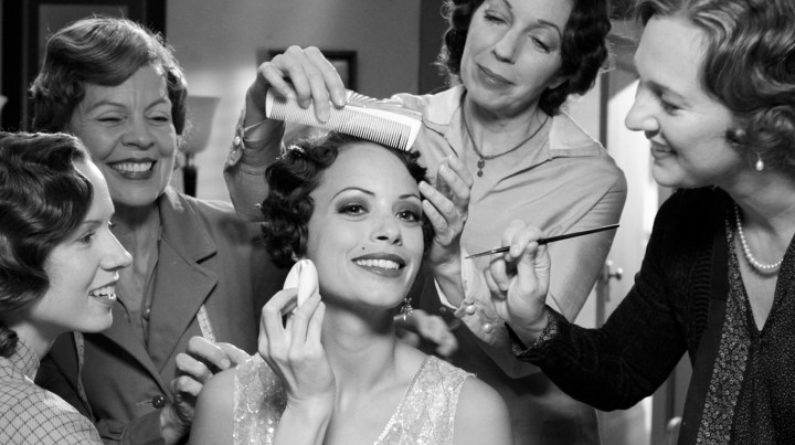Because she's worth it. Berenice Bejo is made-up in The Artist (2011).