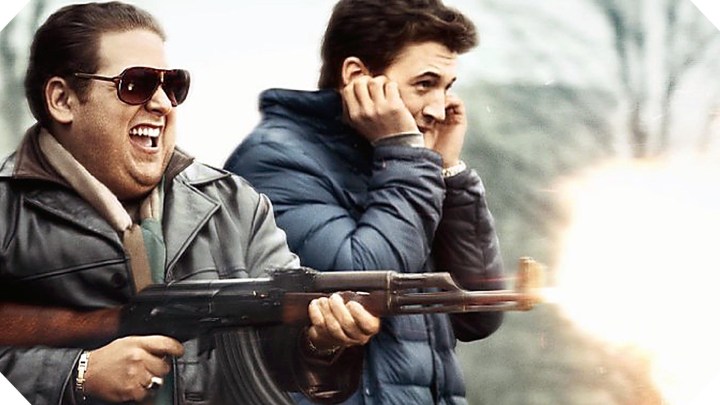 Jonah Hill and Miles Teller in War Dogs