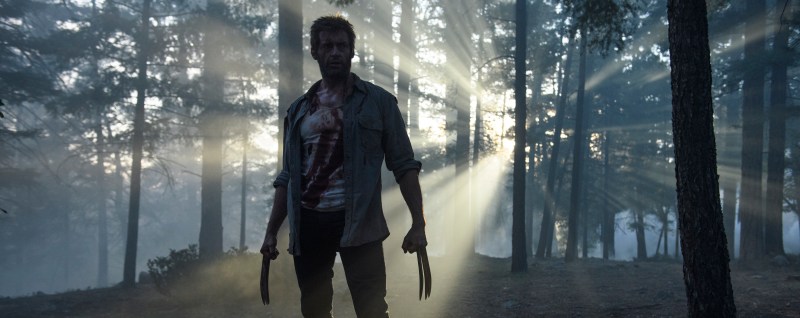 image of hugh jackman as logan in the film logan