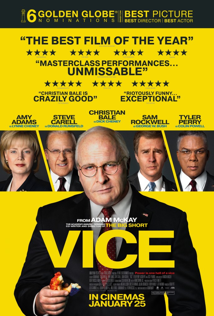 image film vice cheney poster