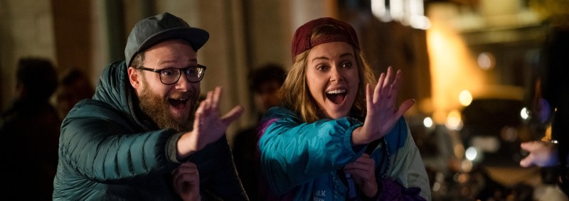 image film long shot seth rogen charlize theron