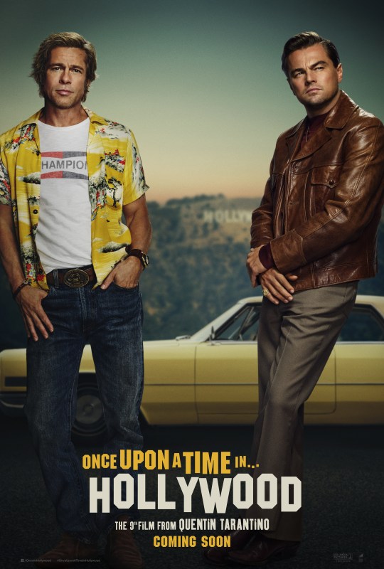 Film poster for Once Upon a Time in Hollywood