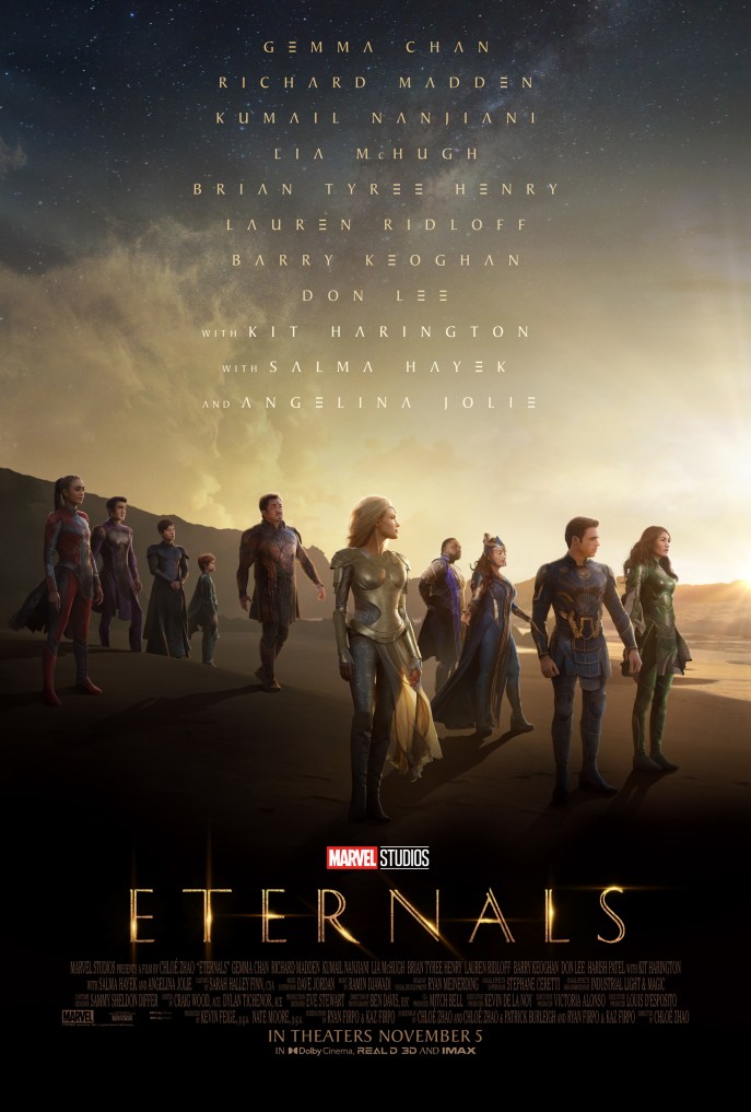 Eternals (2021) film poster